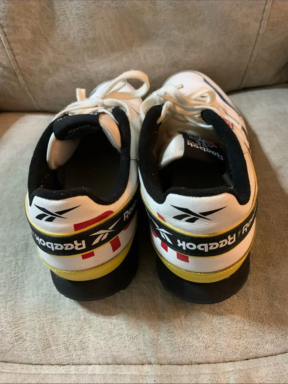 Reebok Mens Classic Leather Ripple Sneakers